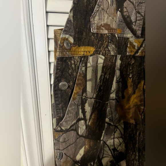10x Outdoor Bib Overalls Realtree Hardwood 42 Regular Camouflage Hunting - Picture 4 of 14